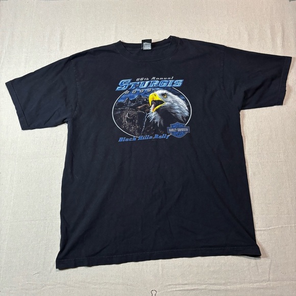 VTG 2006 Harley Davidson Sturgis 66th Black Hills Rally South Dakota Shirt 2XL - Picture 1 of 8